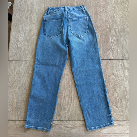 Express Classic Blue Straight Jeans - Picture 2 of 3